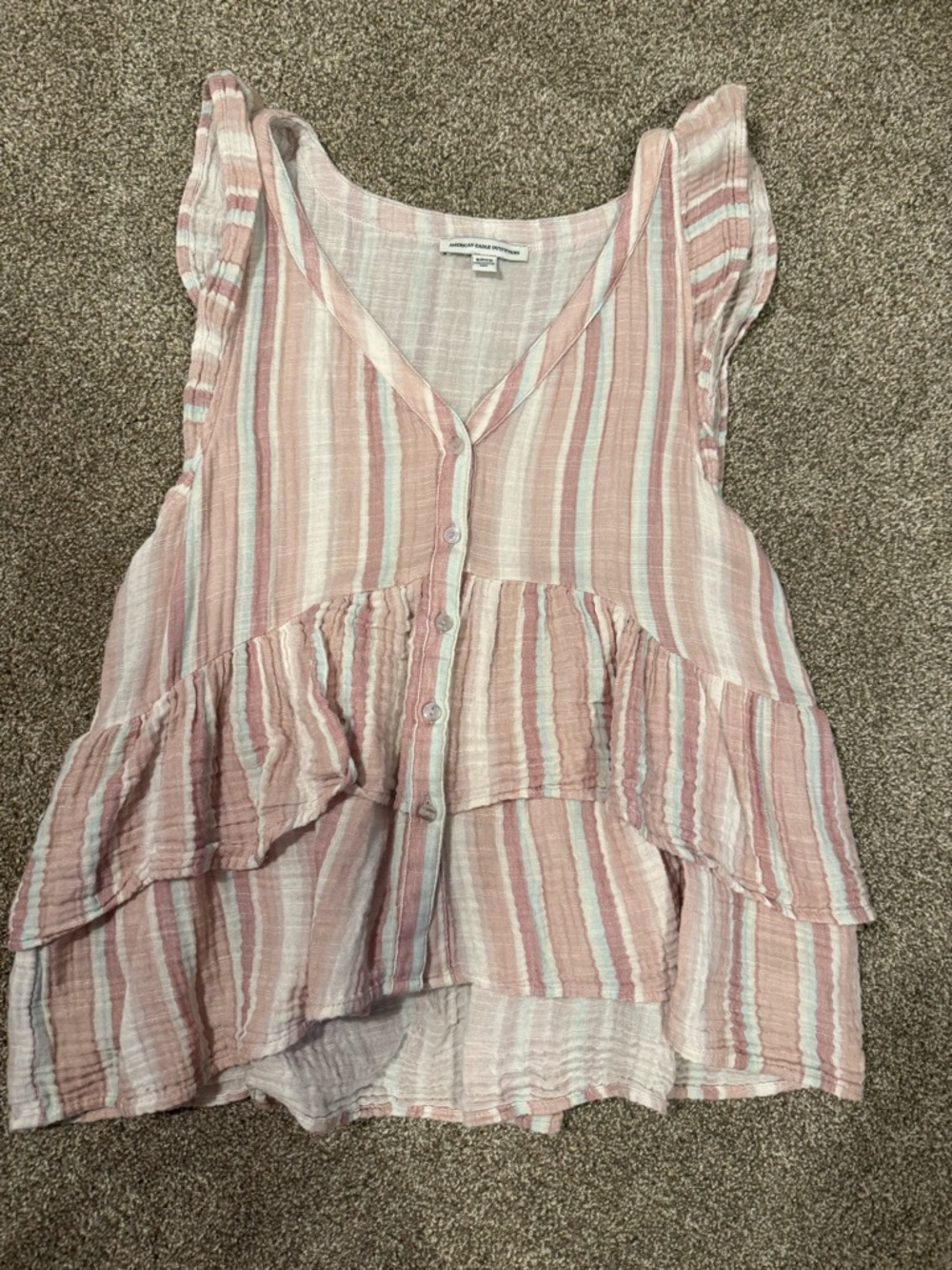 XS American Eagle tank top pink